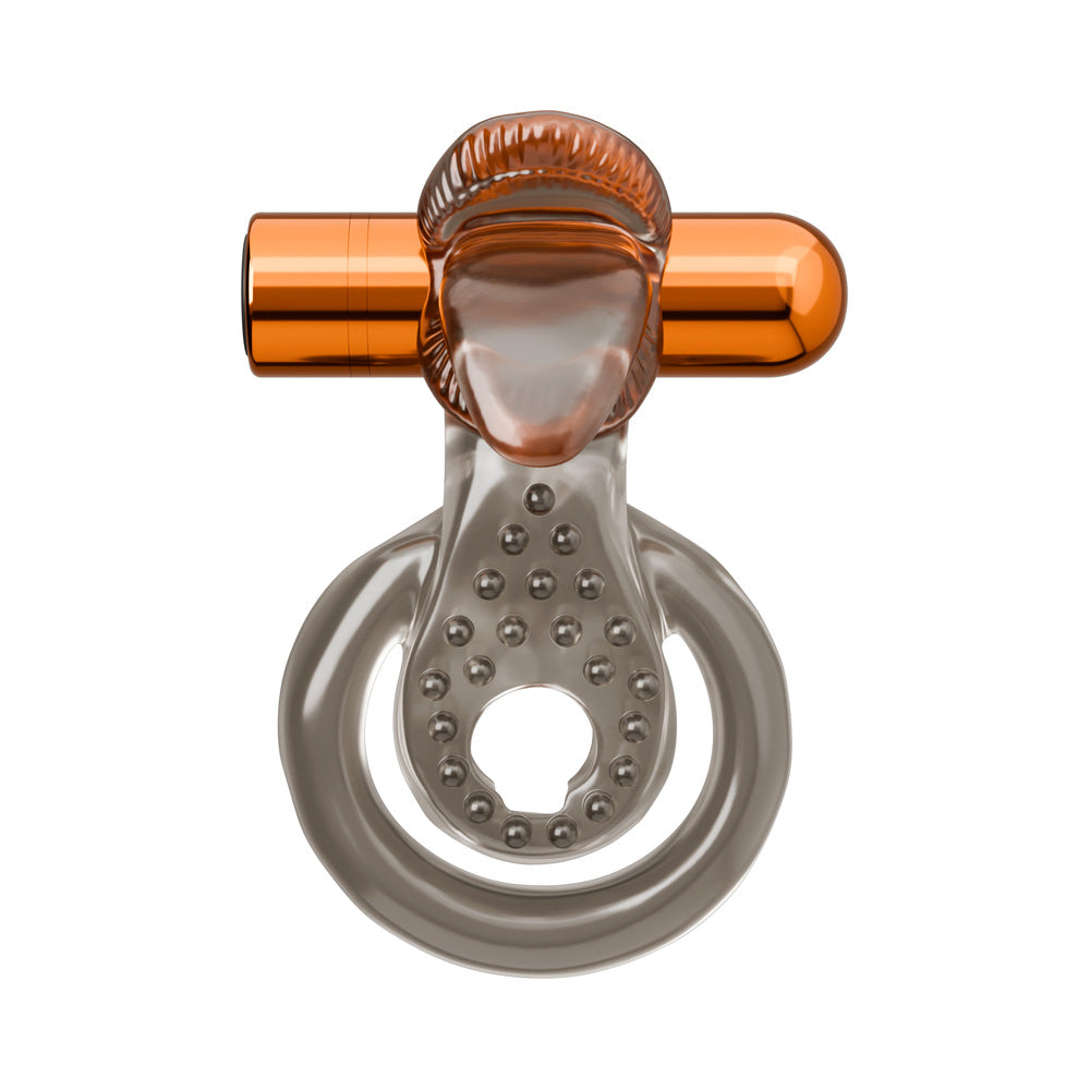 Stay Hard Vibrating Cock Ring Set with Sleeve