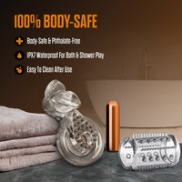 Stay Hard Vibrating Cock Ring Set with Sleeve