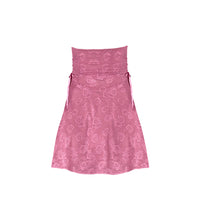 MS Wisteria Mist Halter Babydoll & G Pink LXL