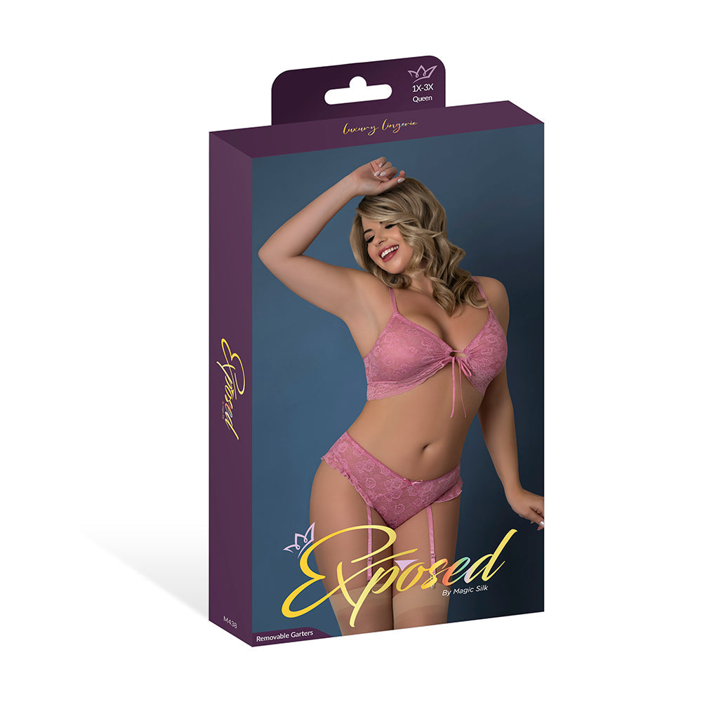 MS Wisteria Mist Bralette & Panty Pink Q
