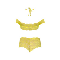 MS Daffodil Dreams Halter Boyshort Set in Yellow