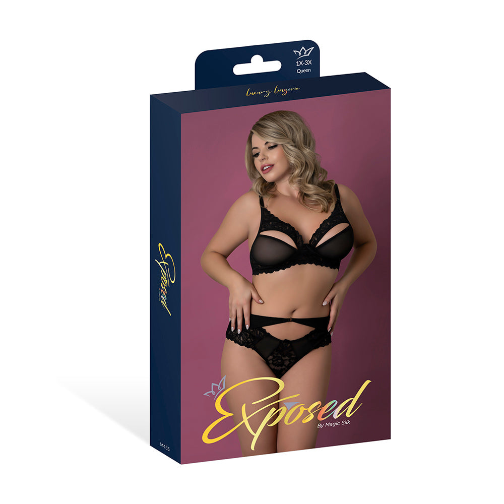 MS Rush Bra & Panty Set in Black