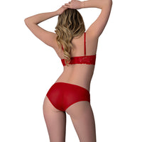 MS Rush Bra & Panty Set Red LXL