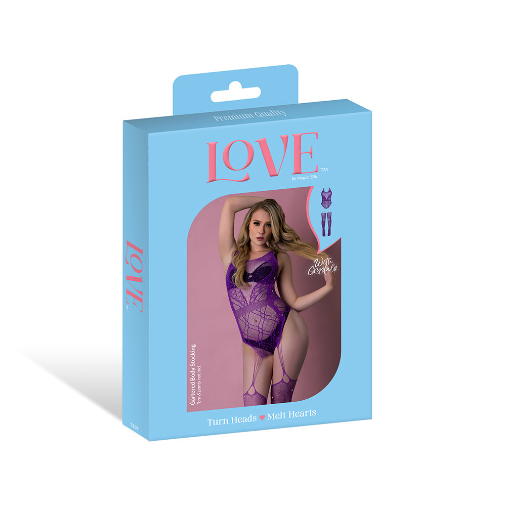 Magic Silk Seamless Gartered Bodystocking