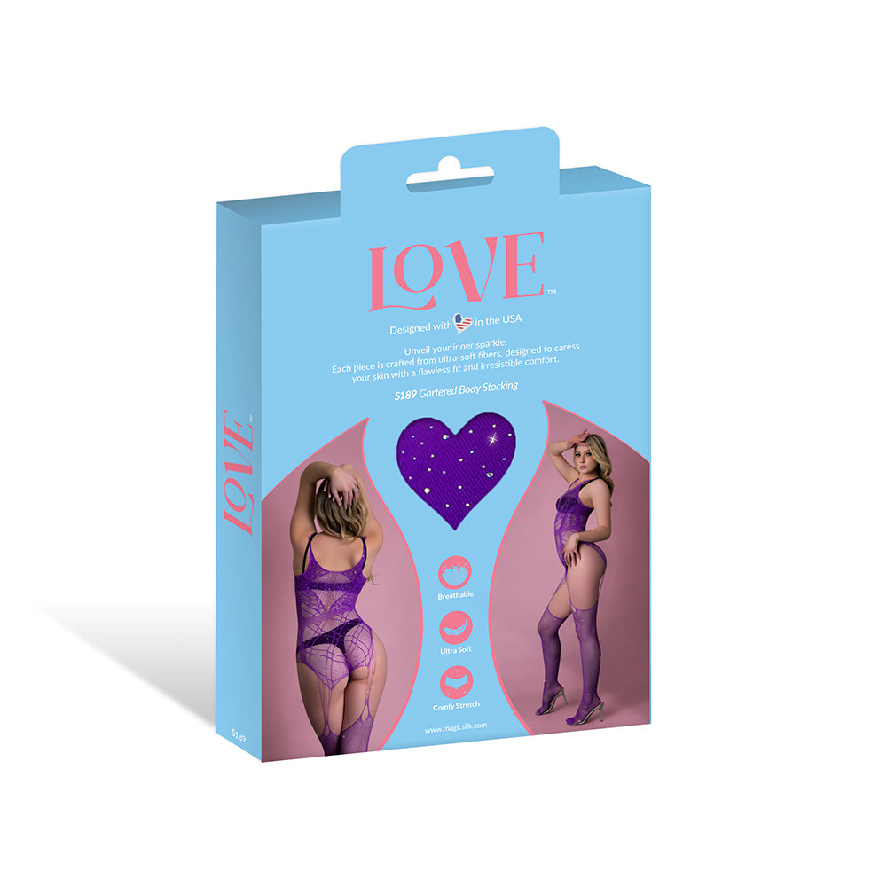 Magic Silk Seamless Gartered Bodystocking