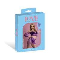Magic Silk Seamless Off Shoulder Crop Top & Skirt