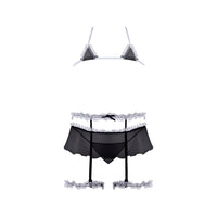 MS Sexy Time Frills & Thrills Black LXL