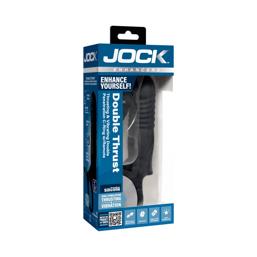 Double Thrust Thrusting & Vibrating Double Penetration C-Ring w/ Remote