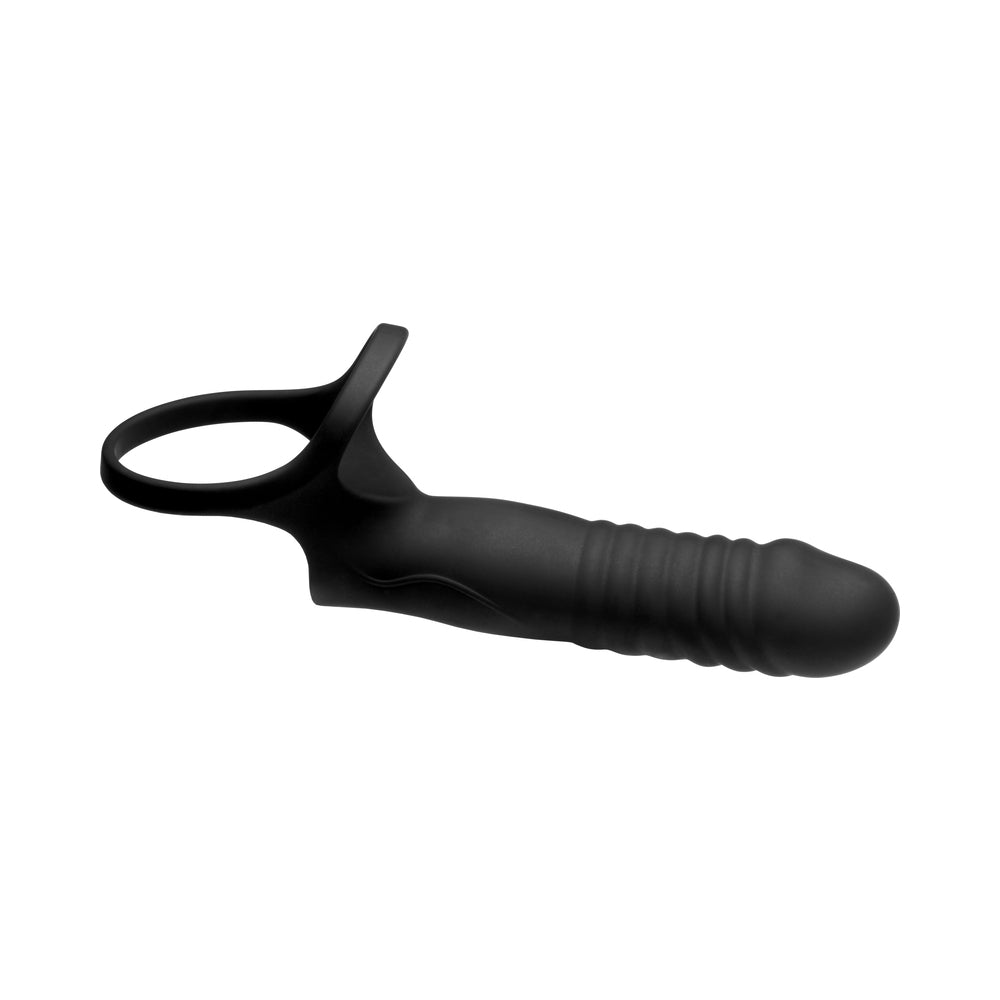 Double Thrust Thrusting & Vibrating Double Penetration C-Ring w/ Remote
