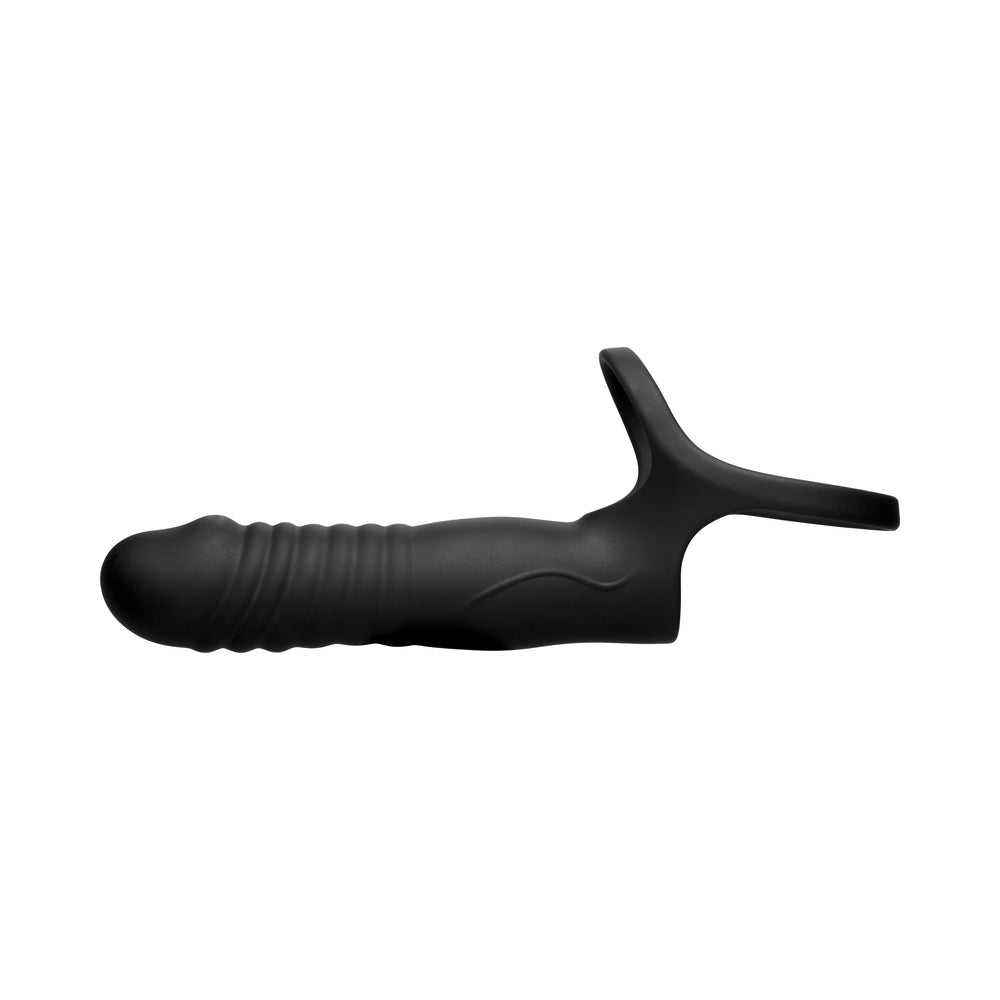 Double Thrust Thrusting & Vibrating Double Penetration C-Ring w/ Remote