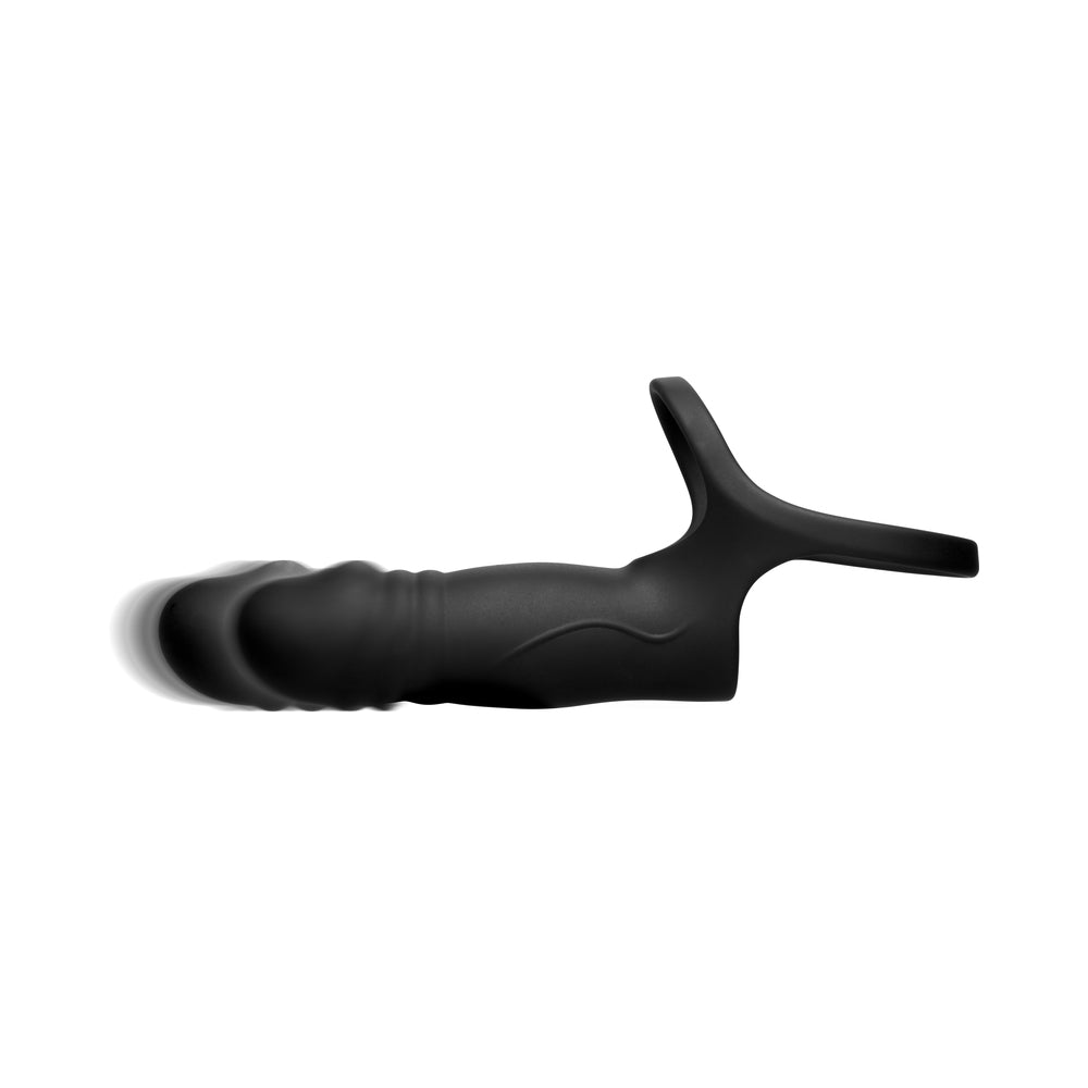 Double Thrust Thrusting & Vibrating Double Penetration C-Ring w/ Remote