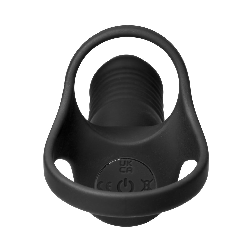 Double Thrust Thrusting & Vibrating Double Penetration C-Ring w/ Remote