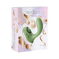 Swan Reign Dual Stimulator Green - Luxurious Pleasure