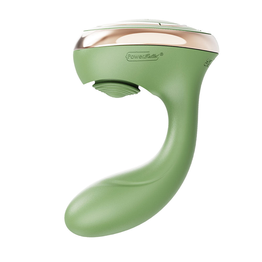 Swan Reign Dual Stimulator Green - Luxurious Pleasure