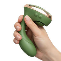 Swan Reign Dual Stimulator Green - Luxurious Pleasure