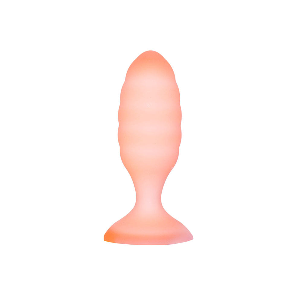 Softies Dual Layer Butt Plug 4in Orange