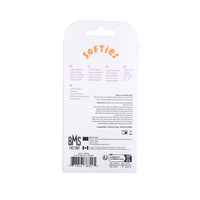 Softies Dual Layer Butt Plug 4in Orange