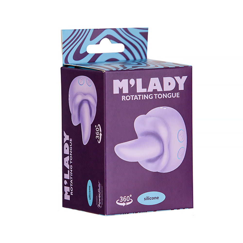 M'Lady Rotating Tongue Vibrator - Lilac