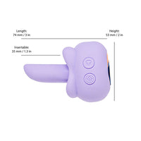 M'Lady Rotating Tongue Vibrator - Lilac