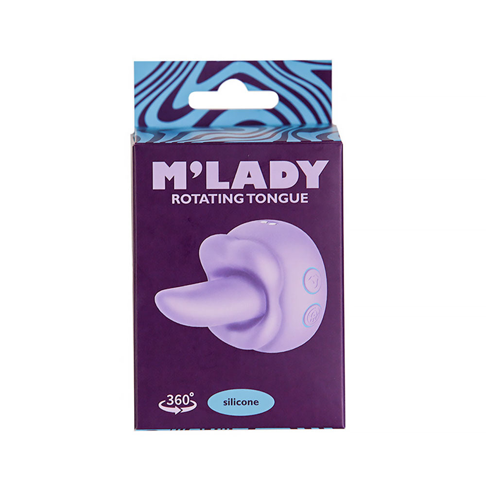 M'Lady Rotating Tongue Vibrator - Lilac