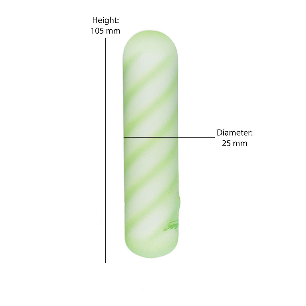 Softies Dual Layer Bullet - 4in Green