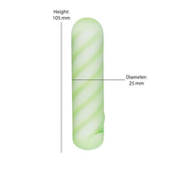 Softies Dual Layer Bullet - 4in Green