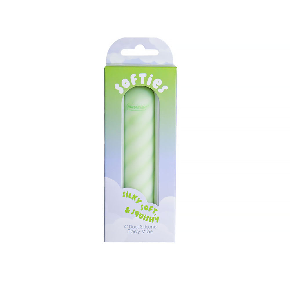 Softies Dual Layer Bullet - 4in Green