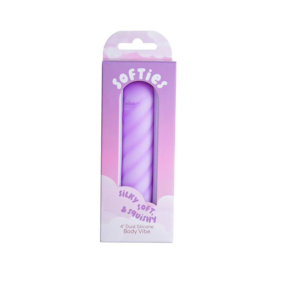Softies Dual Layer Bullet - 4in Purple