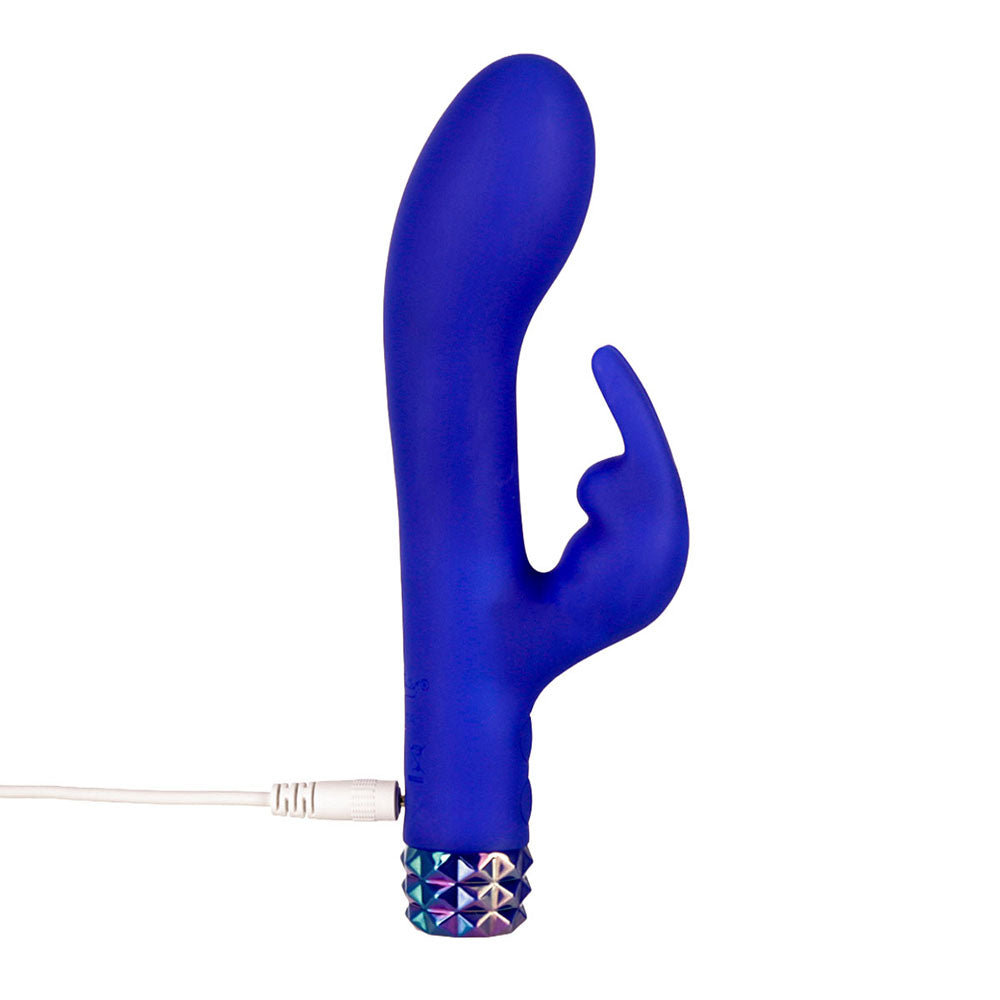 M'Lady Bunny Vibrator 6in Blue