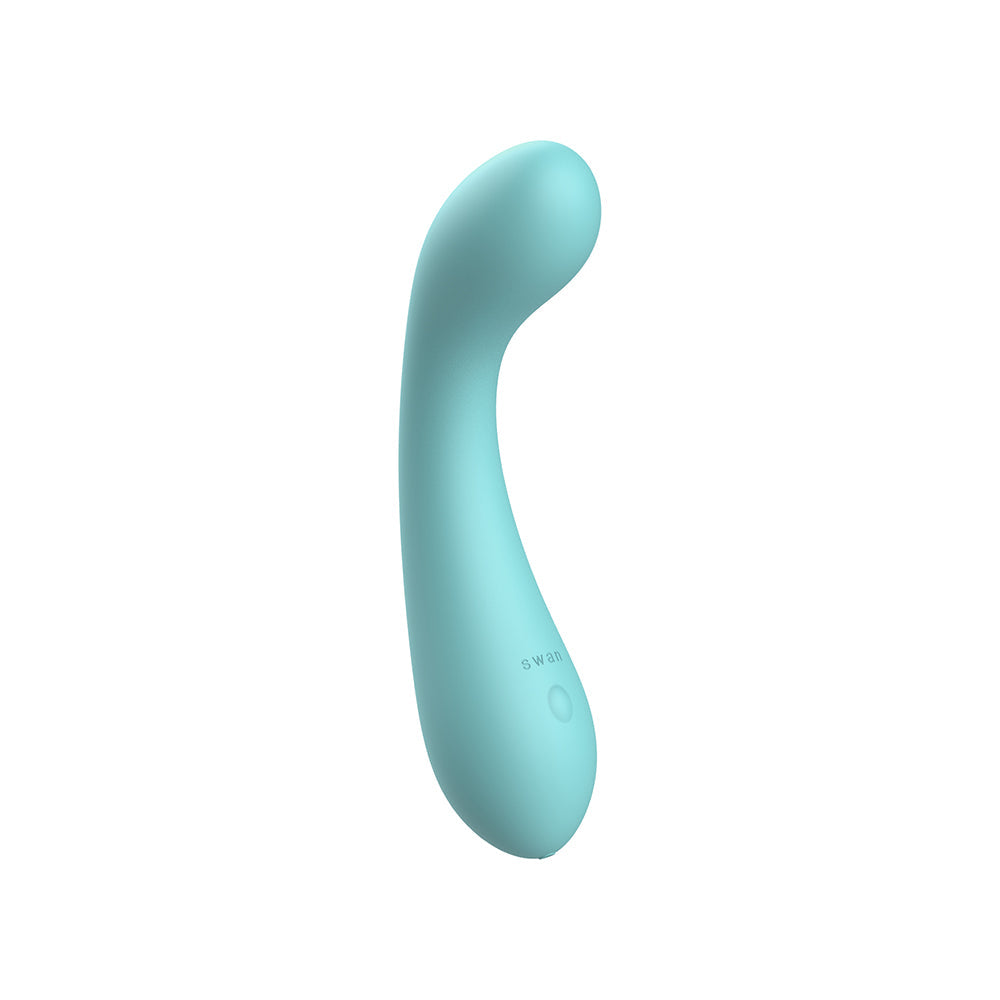 Swan The Swan Curve 6.5in Vibrator - Teal