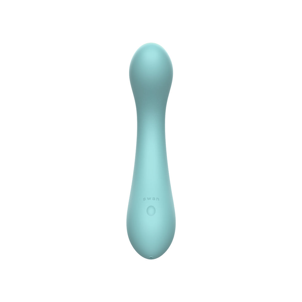 Swan The Swan Curve 6.5in Vibrator - Teal