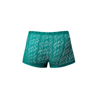 Male Power Ripple Pouch Short - Teal