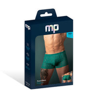 Male Power Ripple Pouch Short Teal L