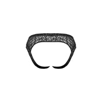 Male Power Ripple Moon Jock - Black
