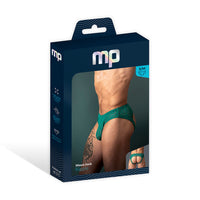 Male Power Ripple Moon Jock - Teal S/M