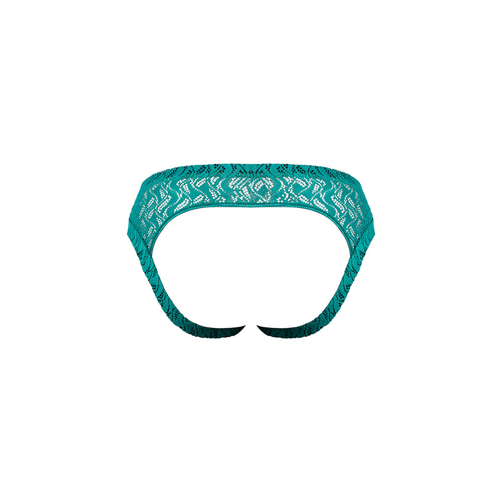 Male Power Ripple Moon Jock - Teal S/M