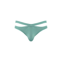 Eco Cozy Cutout Thong Green S/M