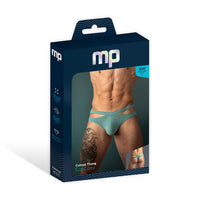 Male Power Eco Cozy Cutout Thong Green L/XL