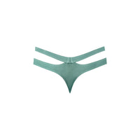 Male Power Eco Cozy Cutout Thong Green L/XL