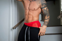 Mesh 2.0 Mini Short in Red L