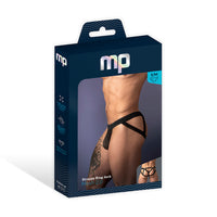 Male Power Mesh 2.0 Strappy Ring Jock - Black