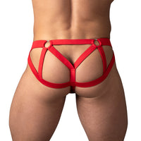 Mesh 2.0 Strappy Ring Jock Red L/XL