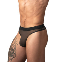 Male Power Mesh 2.0 Bong Thong Black S/M