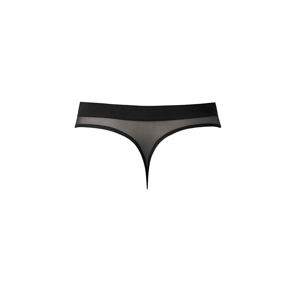 Male Power Mesh 2.0 Bong Thong - Black L/XL