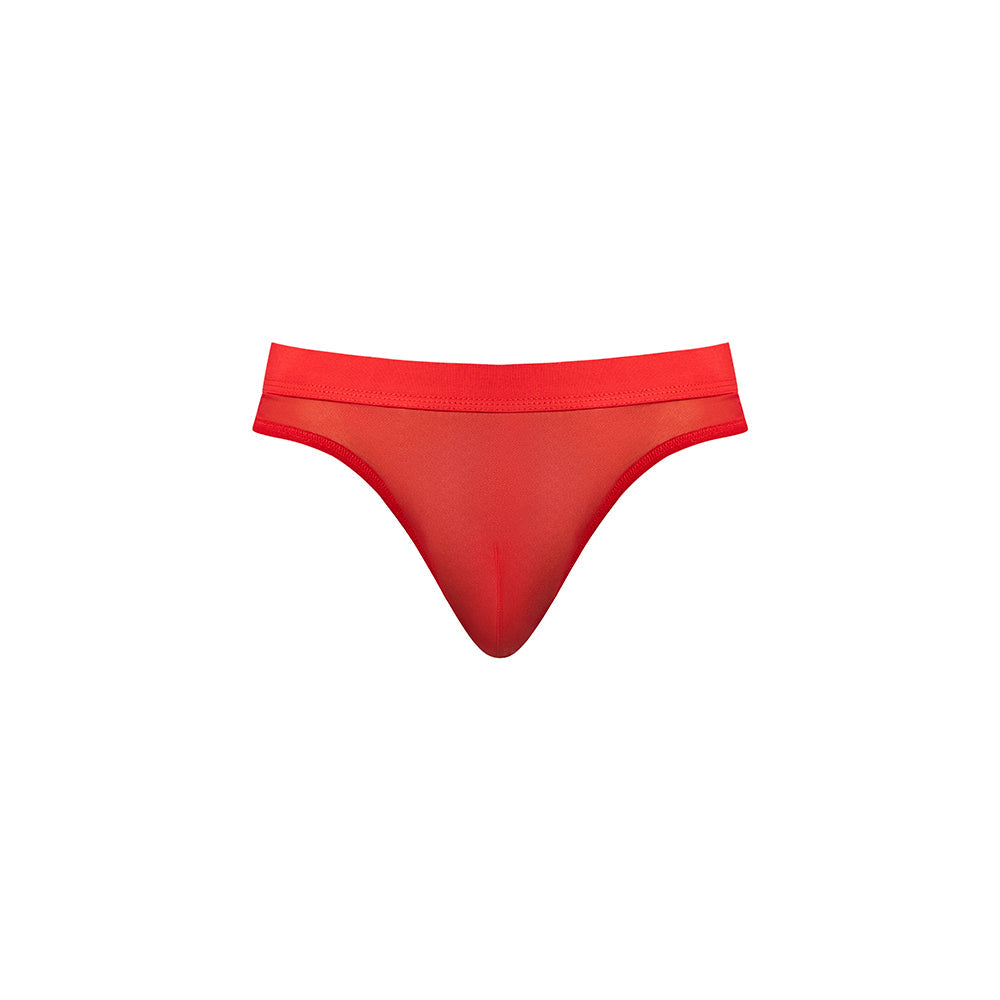 Male Power Mesh 2.0 Bong Thong - Red S/M