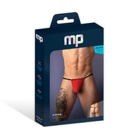 Male Power Mesh 2.0 G-String - Red O/S