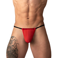 Male Power Mesh 2.0 G-String - Red O/S