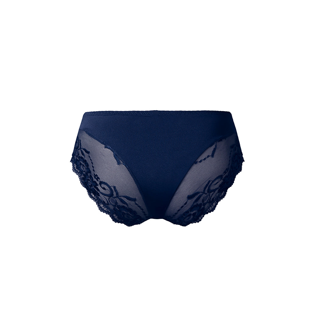 Sassy Lace Bikini Sold Pouch in Navy L