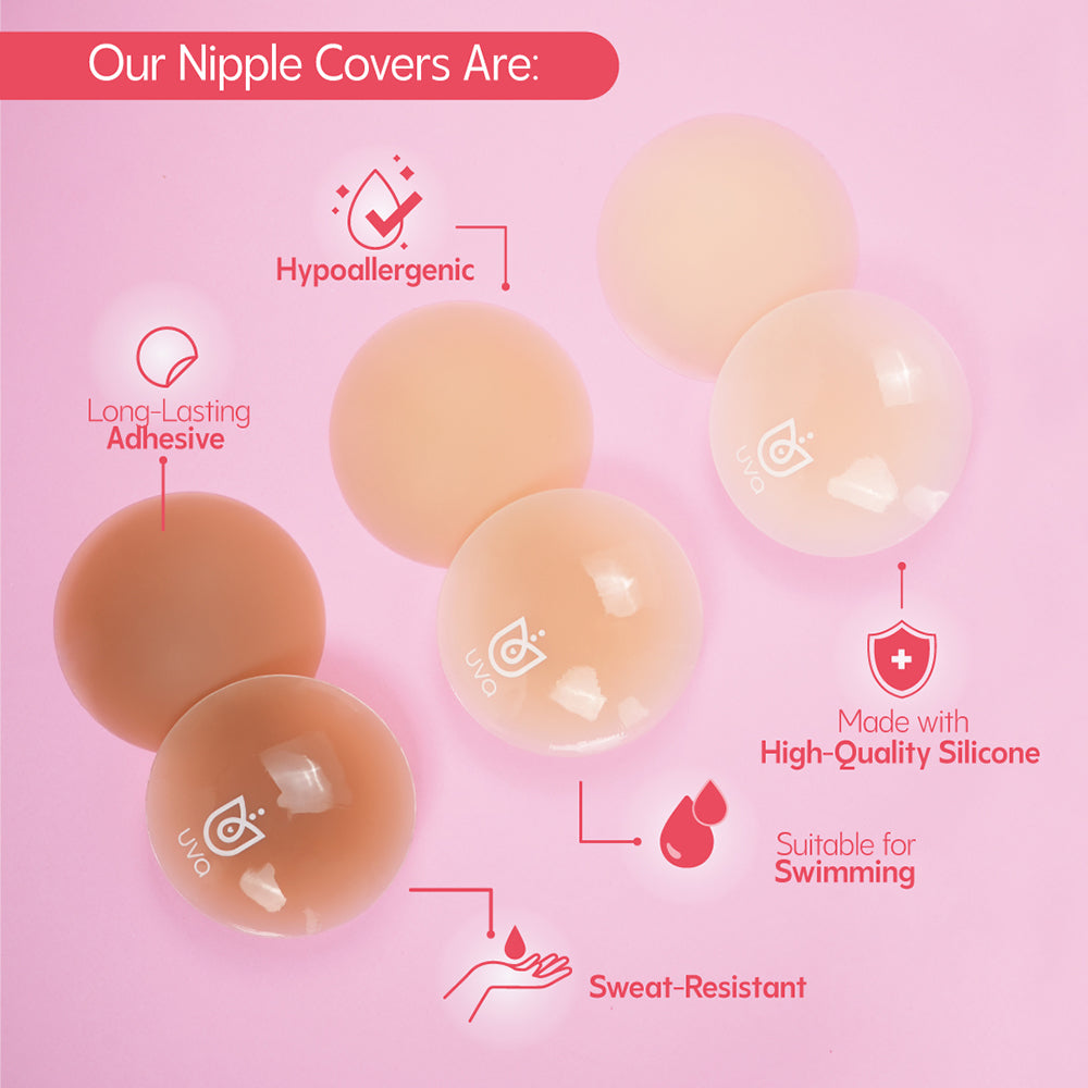 UVA Circular Nipple Covers - Cocoa