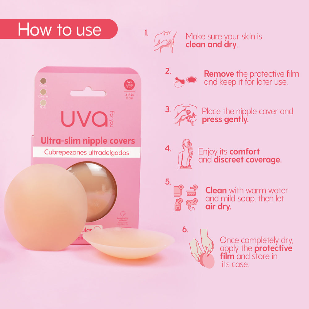 UVA Circular Nipple Covers - Cocoa